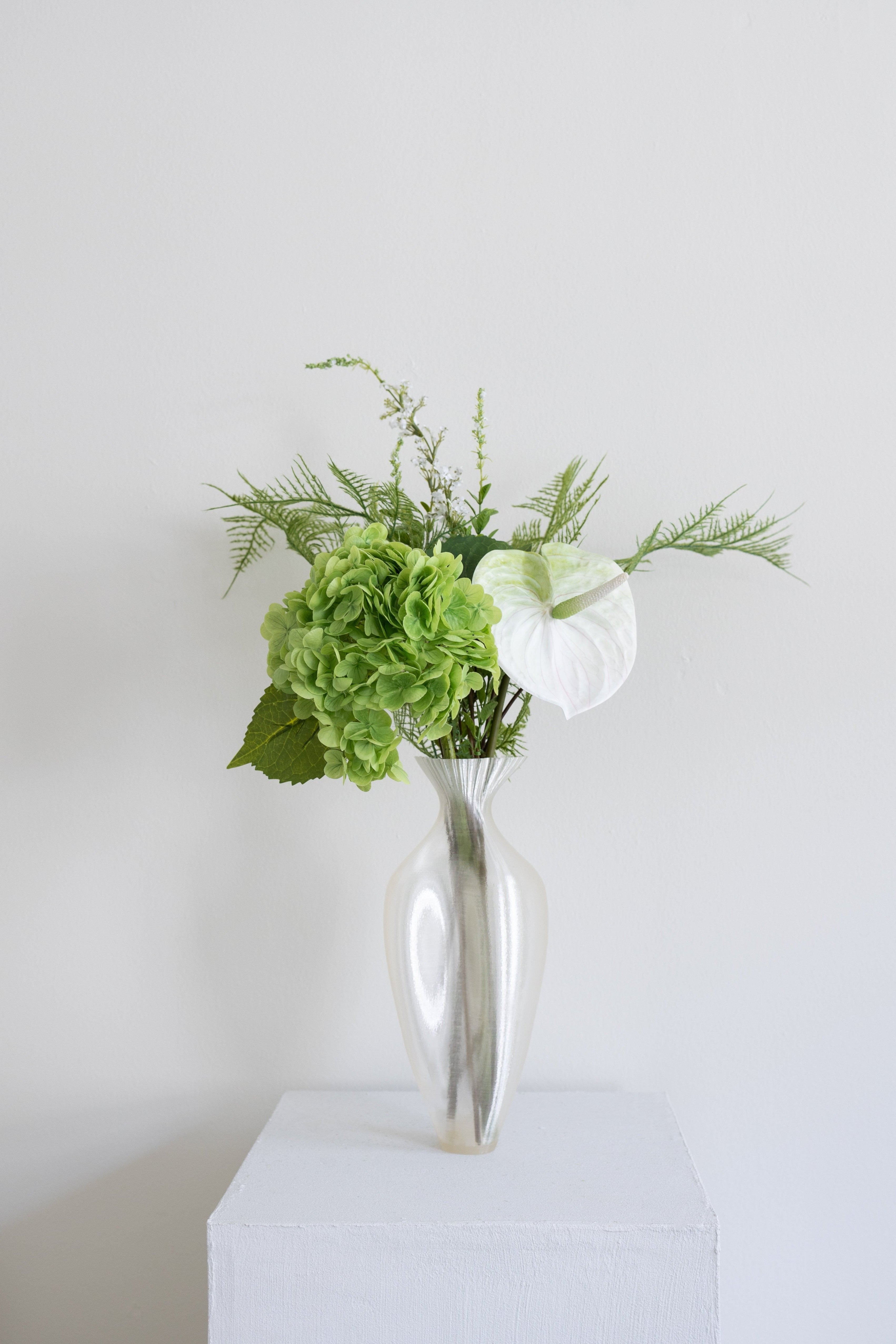 Kunstig Greenery buket - multi